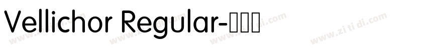 Vellichor Regular字体转换